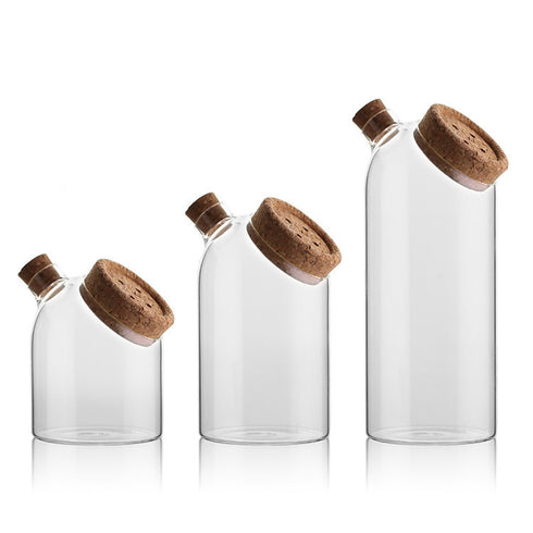 Glass Transparent Cork Storage Tank Sealed Tank